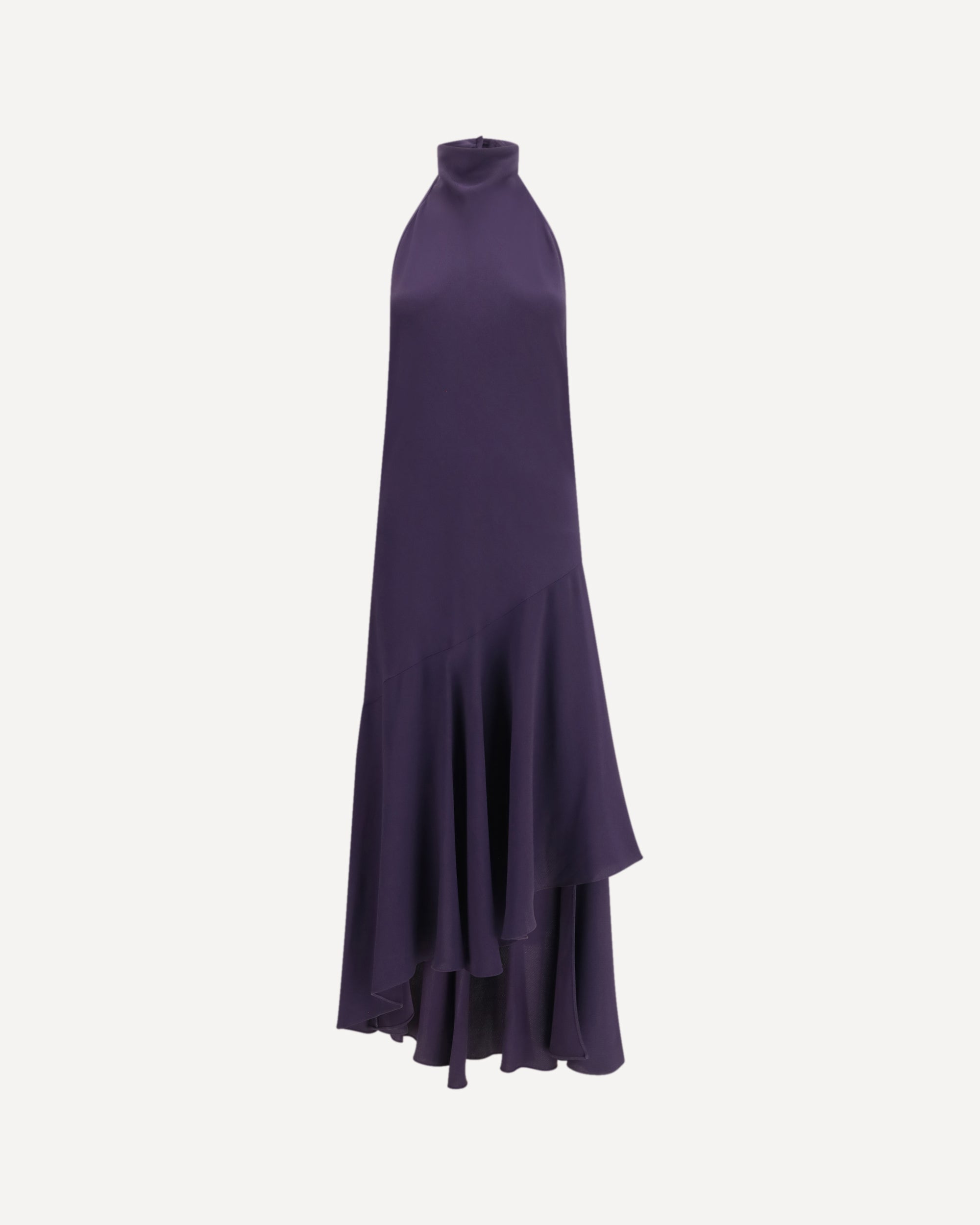 Asym long viscose Dress chenwei666 Store
