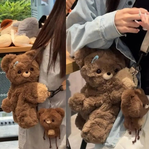 CuddleCarry™ Teddy Backpack 🧸🎒 Hugs You Can Wear Side by Side Store