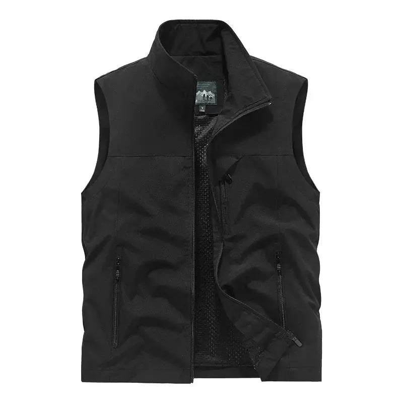 Men’s Lightweight Zip-Up Outdoor Vest CLASSDIM Store