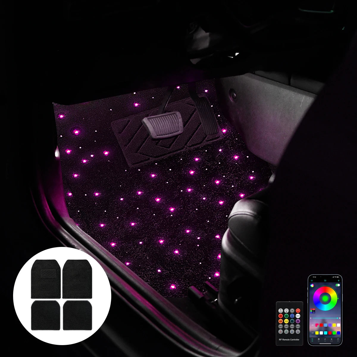StarDrive™ RGB Car Floor Lights 🌌🚗 Shop1104913554 Store