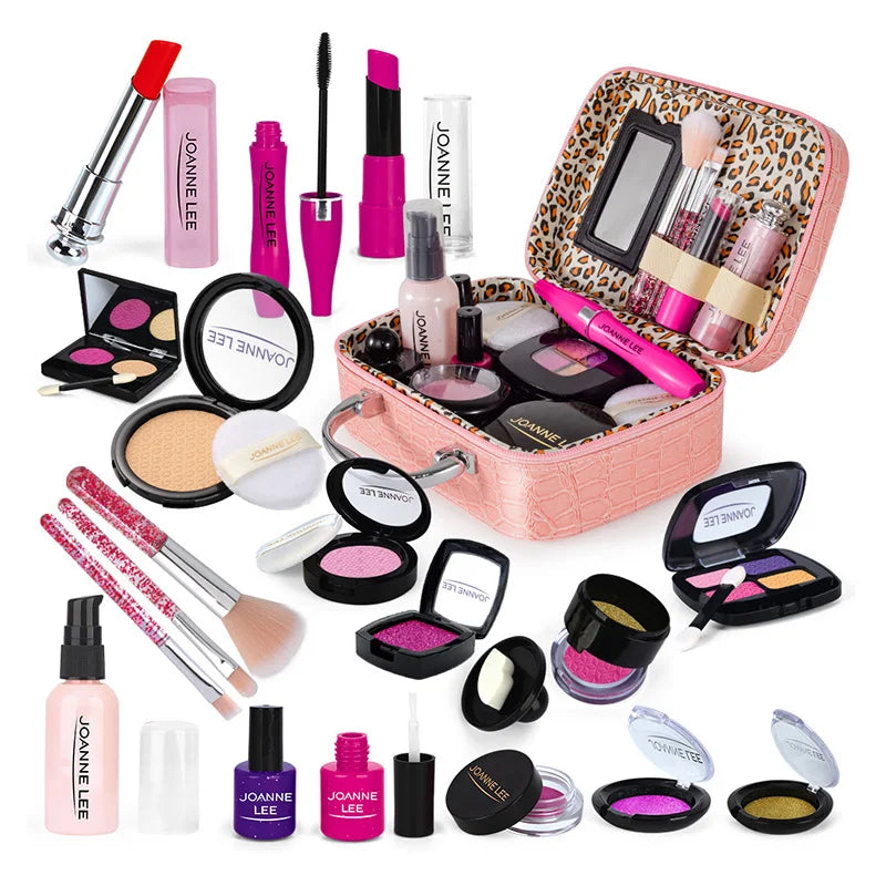 GlamPlay™ Kids Makeup Set 💄🌈 Pretend Beauty Fun Lee's Sharing Official Store