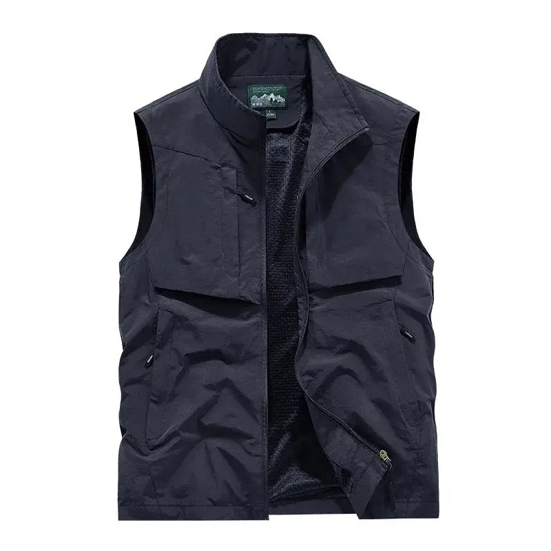 Men’s Lightweight Zip-Up Outdoor Vest CLASSDIM Store