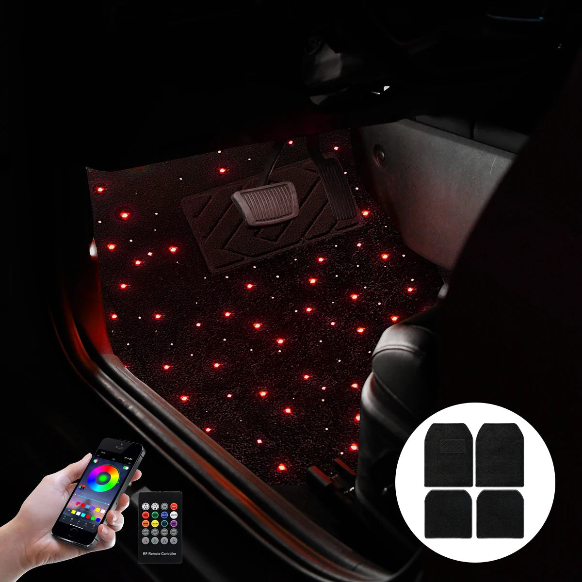 StarDrive™ RGB Car Floor Lights 🌌🚗 Shop1104913554 Store