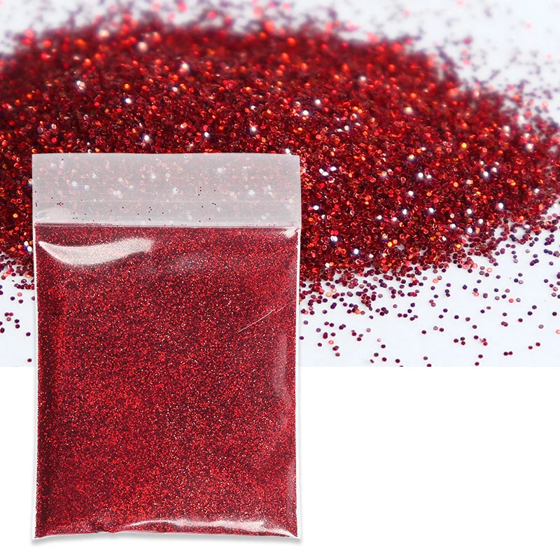 10g/bag 0.2mm Laser Nail Glitter Powder Multi Colors Diamond Rainbow Linear Glitter Gel Polish Holographic Shimmer Pigment New Stone's Store