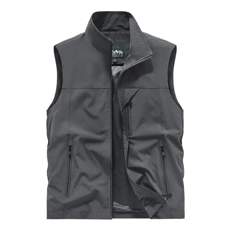 Men’s Lightweight Zip-Up Outdoor Vest CLASSDIM Store