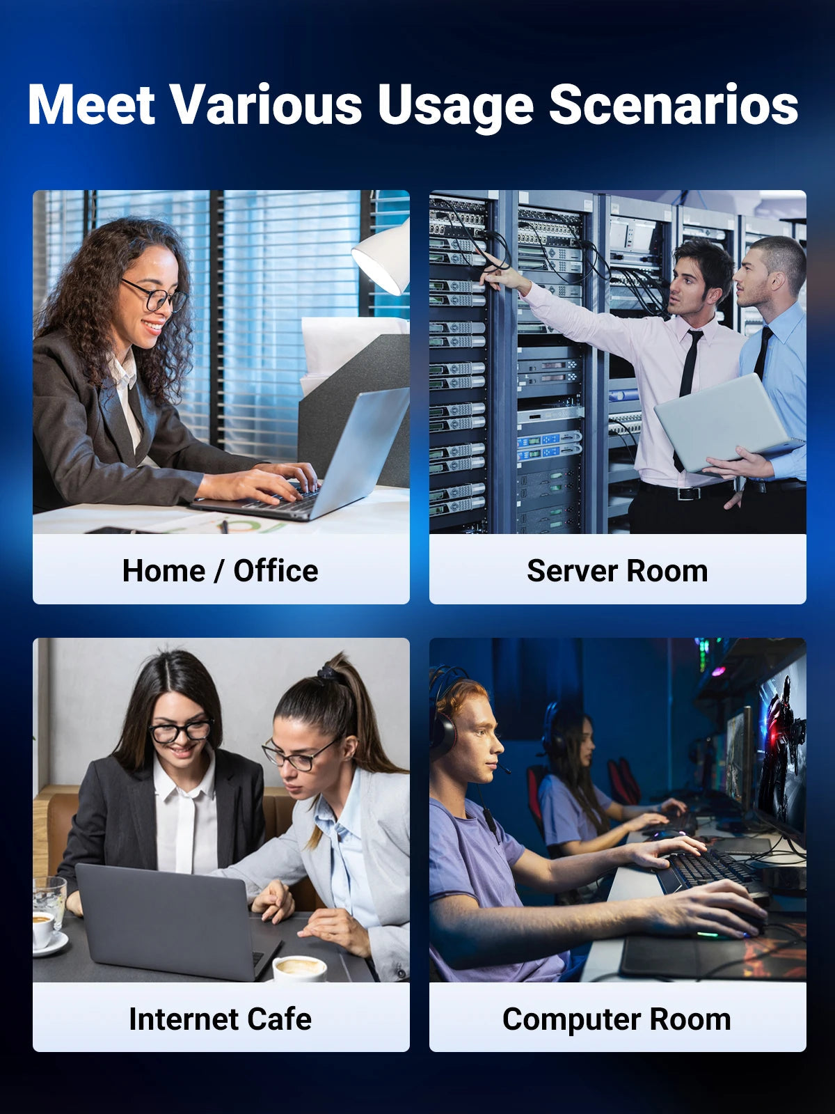 UGREEN CAT 8 Ethernet Cable High Speed Braided 40Gbps 2000Mhz Network Lan Cord RJ45 Shielded Indoor for Router PC PS5 Modem Xbox Ugreen Official Store