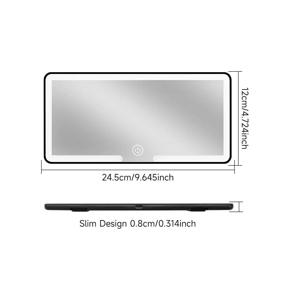 GlowVisor™ LED Makeup Mirror 🚗💡 Flawless Anywhere 3A 24V Advanced light Store