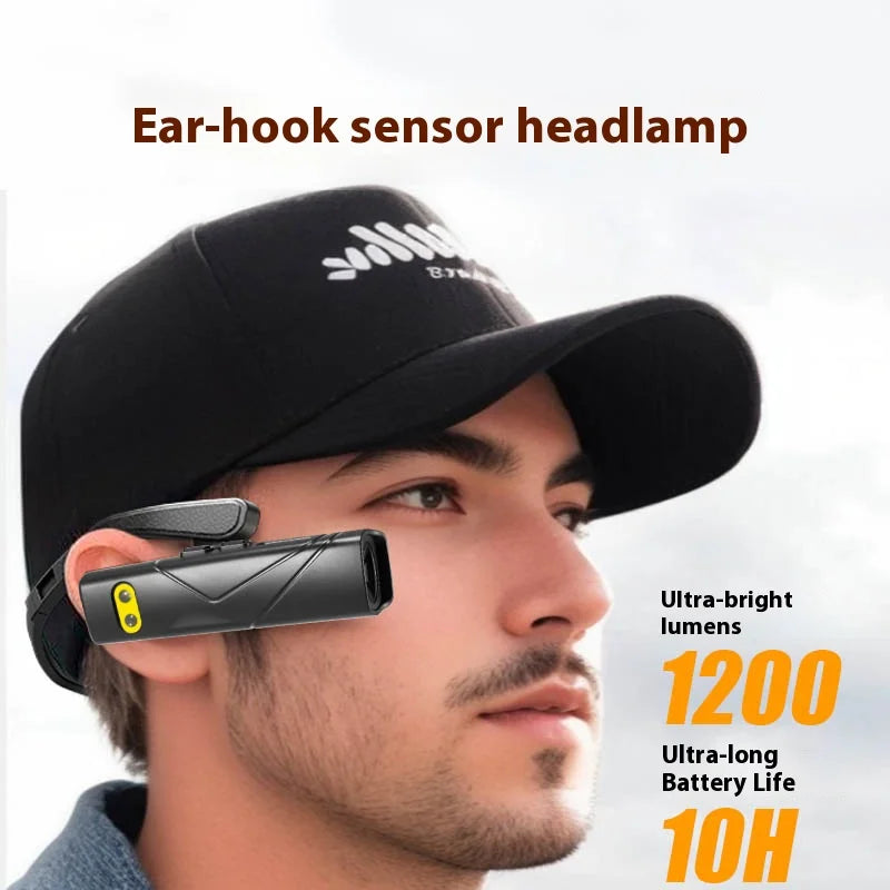 GlowEar™ Inductive Headlamp 🔦✨ Hands-Free Smart Lighting ESMARTER Store