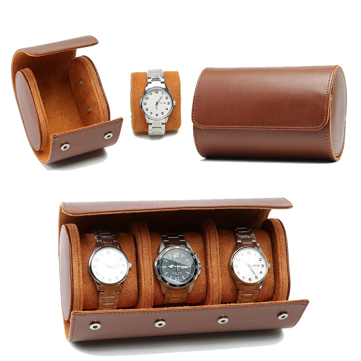 WatchGuard™ Vintage Roll Case 🛡️⌚ Protect Every Timepiece Rainch Offcical Store