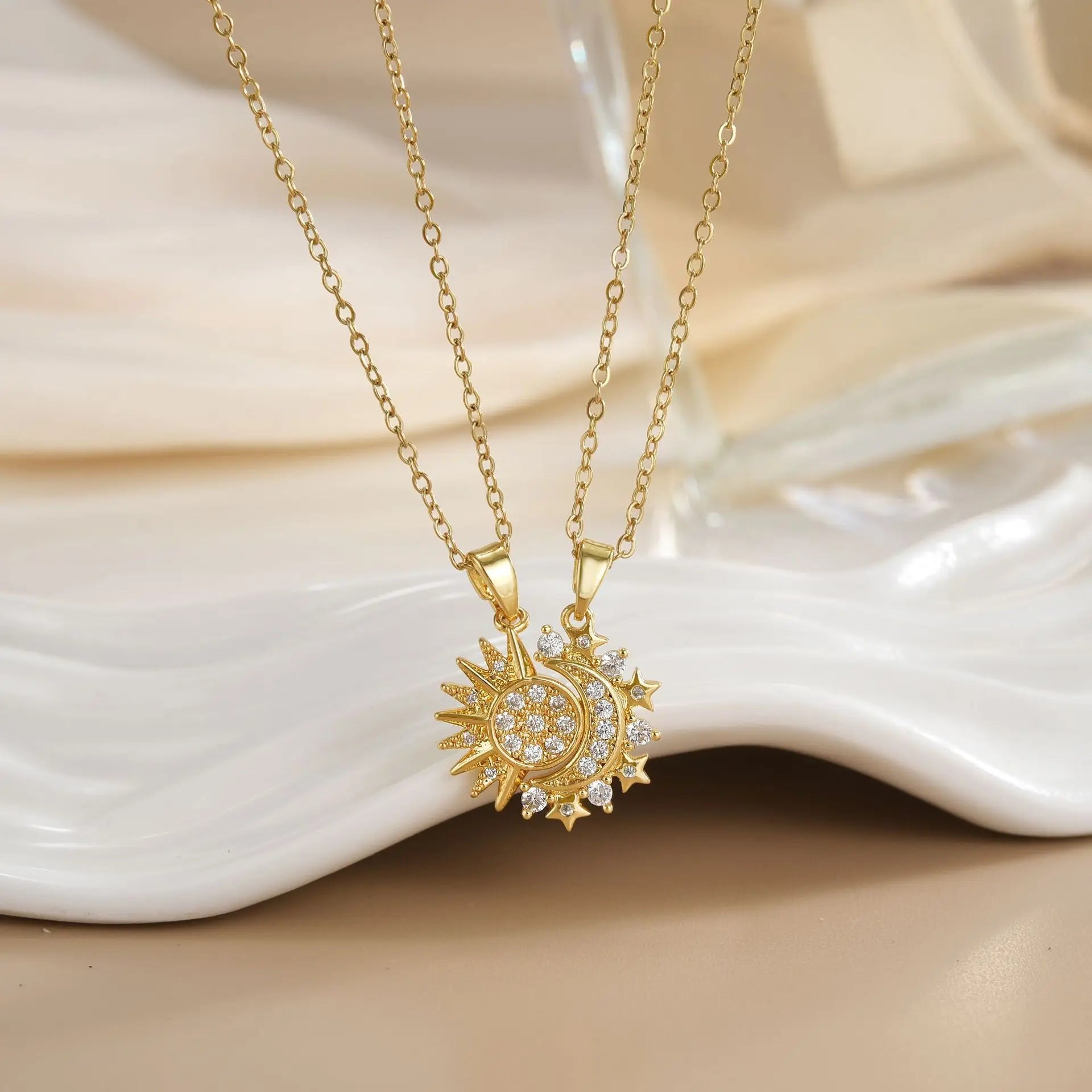 SunMoon™ Magnetic Couple Necklace 🌞🌙💖 Always Drawn Together LATS Official Store