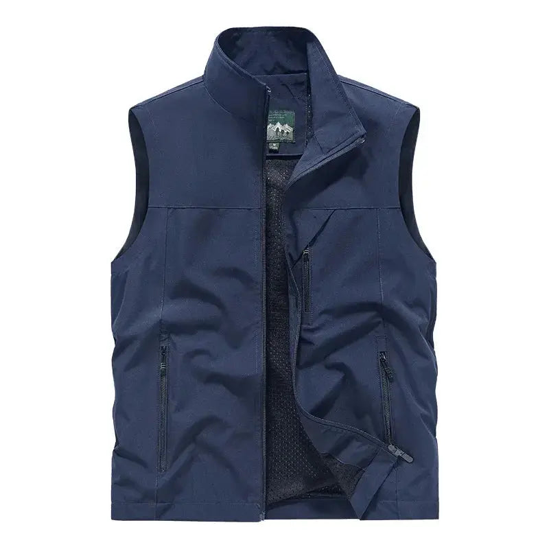 Men’s Lightweight Zip-Up Outdoor Vest CLASSDIM Store