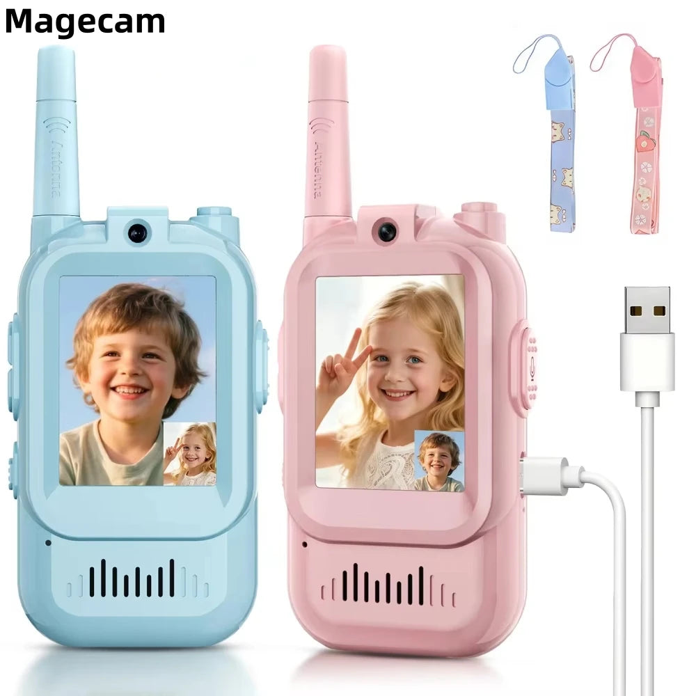 TalkPlay™ Video Walkie Set 📹📡 See. Talk. Play. Magecam Choice Store