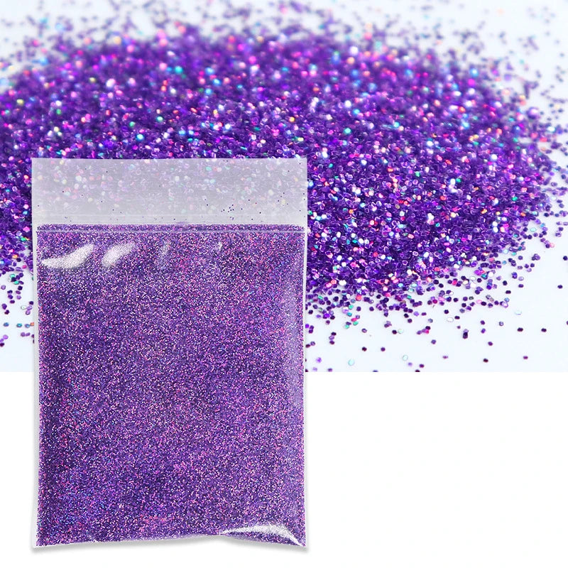 10g/bag 0.2mm Laser Nail Glitter Powder Multi Colors Diamond Rainbow Linear Glitter Gel Polish Holographic Shimmer Pigment New Stone's Store