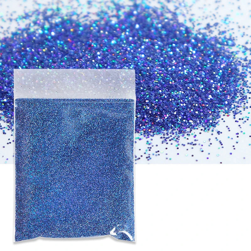 10g/bag 0.2mm Laser Nail Glitter Powder Multi Colors Diamond Rainbow Linear Glitter Gel Polish Holographic Shimmer Pigment New Stone's Store