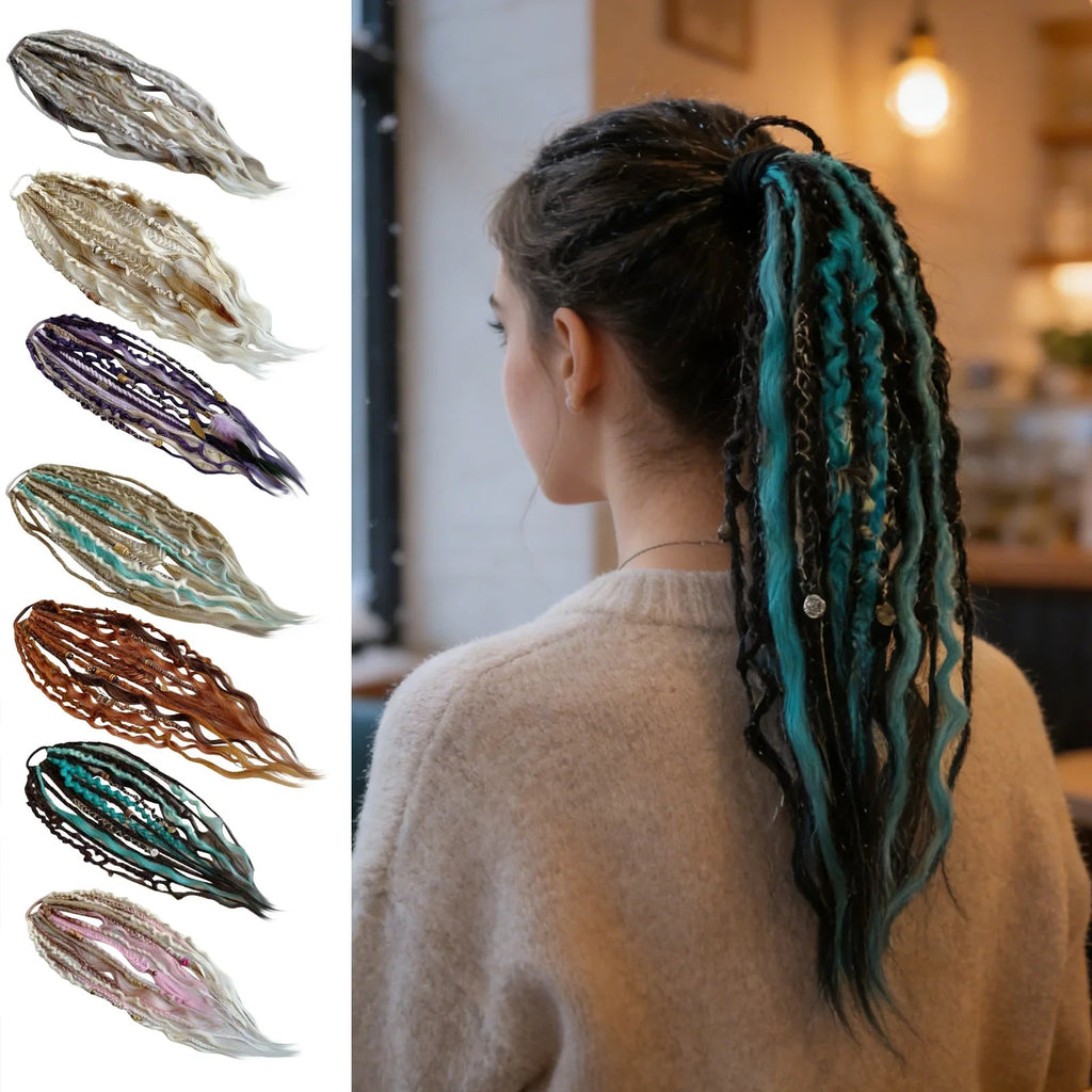 DreadVibe™ Elastic Ponytail 💁‍♀️✨ Instant Boho Volume Macy1035 Store