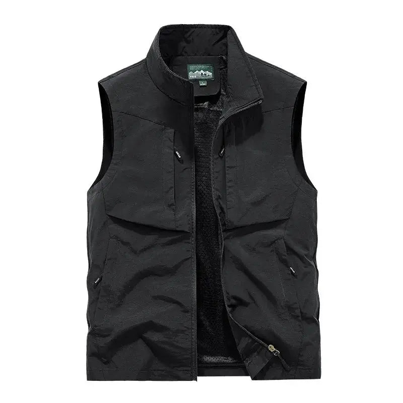 Men’s Lightweight Zip-Up Outdoor Vest CLASSDIM Store
