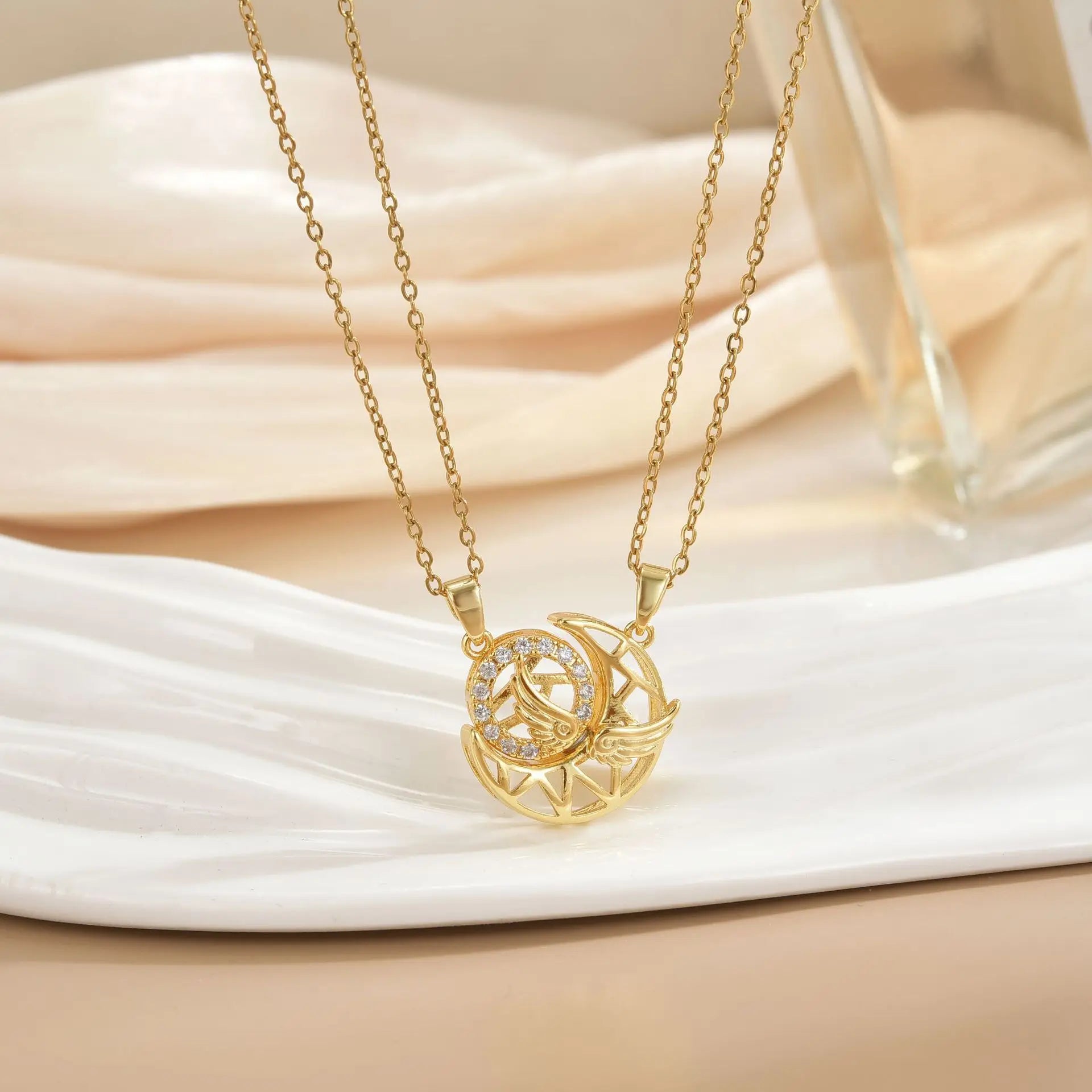 SunMoon™ Magnetic Couple Necklace 🌞🌙💖 Always Drawn Together LATS Official Store