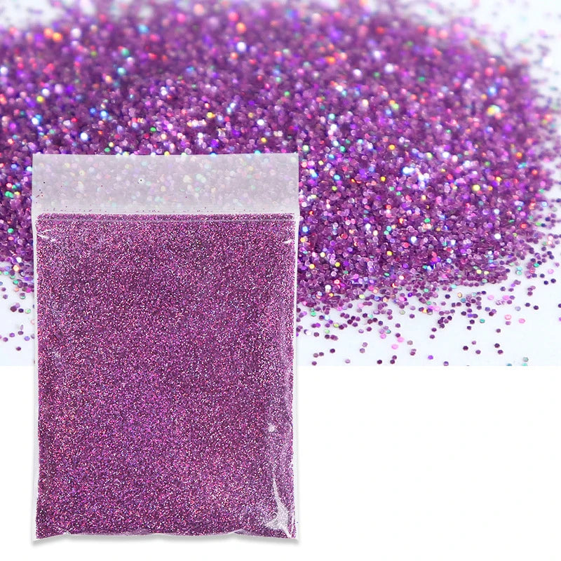 10g/bag 0.2mm Laser Nail Glitter Powder Multi Colors Diamond Rainbow Linear Glitter Gel Polish Holographic Shimmer Pigment New Stone's Store