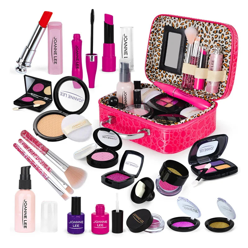 GlamPlay™ Kids Makeup Set 💄🌈 Pretend Beauty Fun Lee's Sharing Official Store